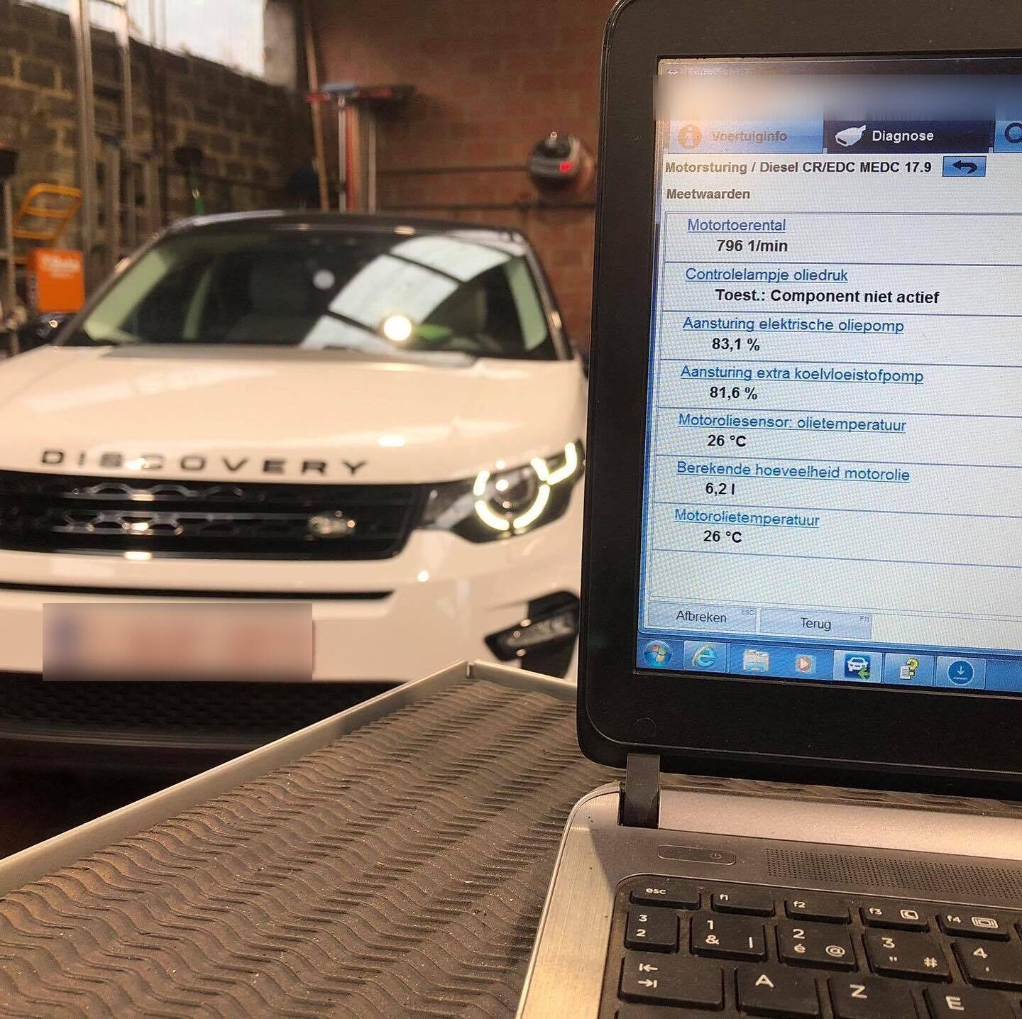 Diagnose met moderne apparatuur