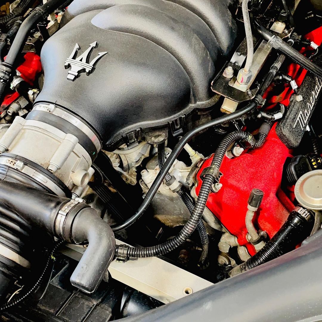 Detail van motorwerk